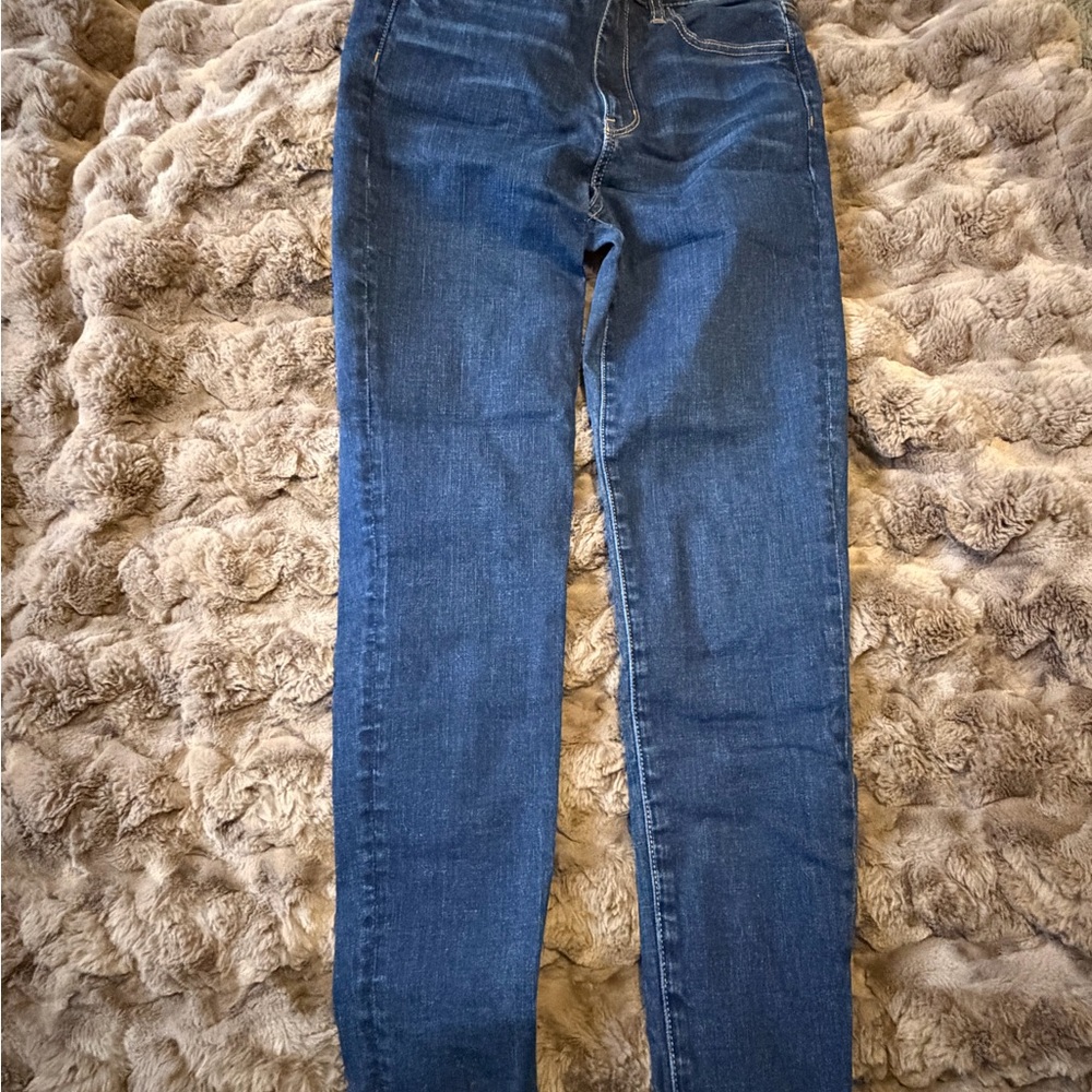 American Eagle Outfitters Dark Blue Skinny Jeans